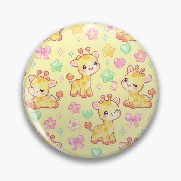 Item preview, Kawaii Gummy Giraffe Pastel Candy Pattern designed and sold by Soft Berry Studio.