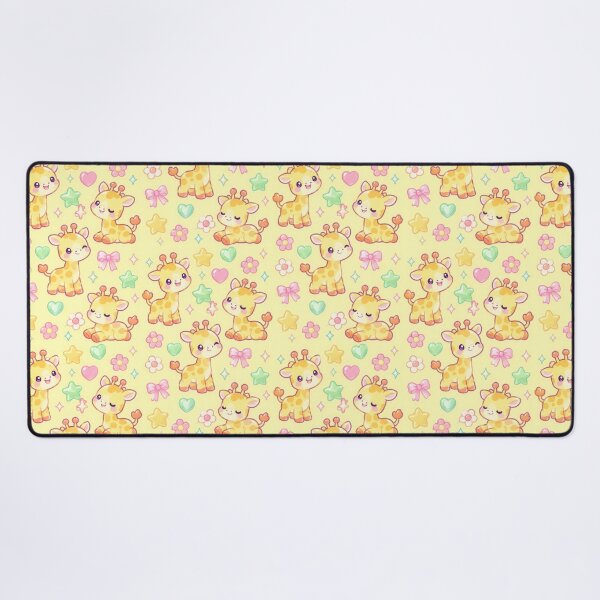 Item preview, Kawaii Gummy Giraffe Pastel Candy Pattern designed and sold by Soft Berry Studio.