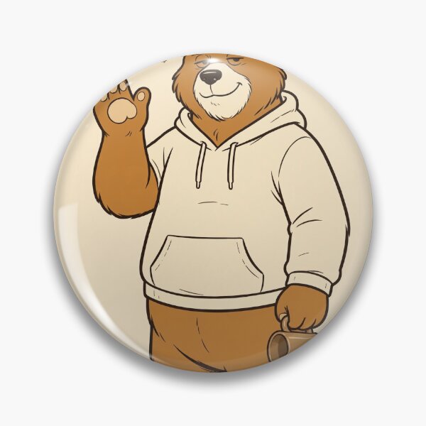 Aperçu de l'œuvre T-shirt humoristique « Ours et café » créée et vendue par EverydayBadge.