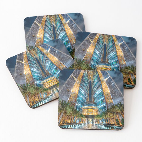 Item preview, Impressive Modern Architecture at Night with Reflection designed and sold by Artessie.