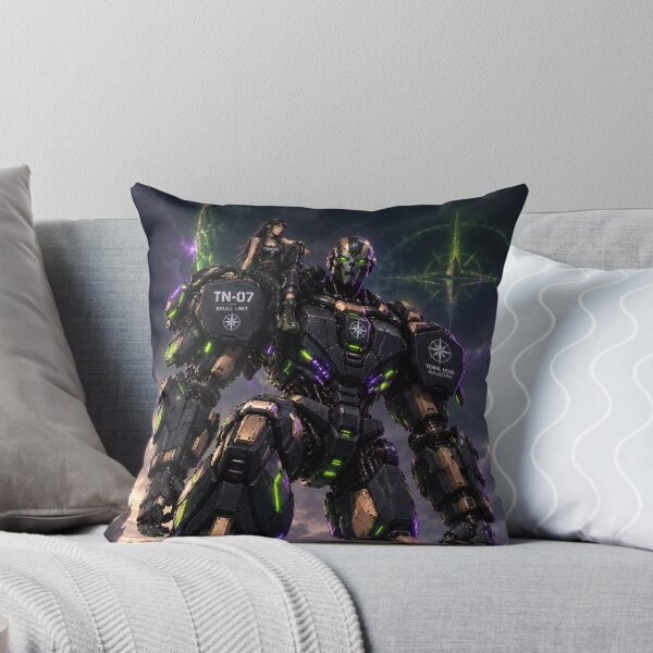 Artikelvorschau, Mech-Krieger-Kunst, Anime-Mädchen und Riesenroboter, Terra Nova Sci-Fi entworfen und verkauft von Terra Nova Collective.