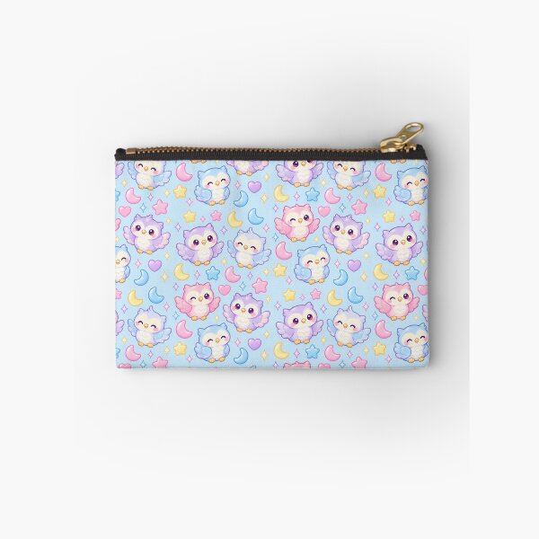 Item preview, Kawaii Gummy Owl Pastel Candy Pattern designed and sold by Soft Berry Studio.