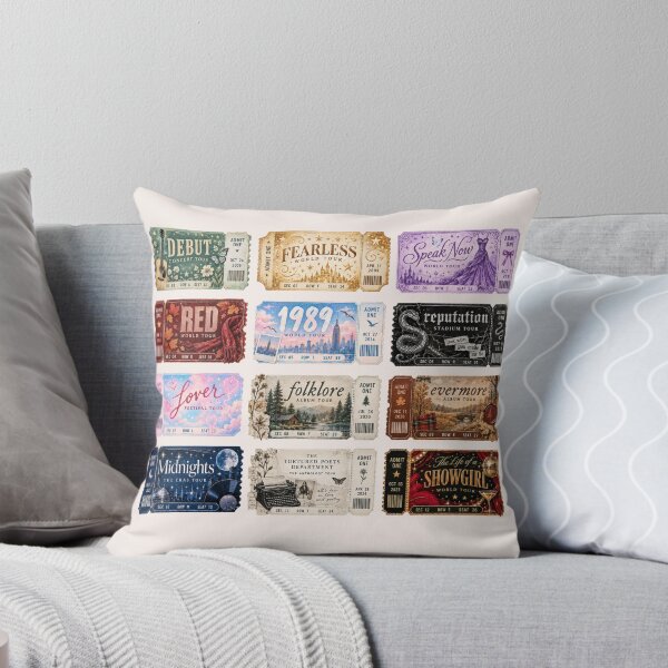 Item preview, Taylor Swift Eras Concert Ticket Stub Sticker Pack – Vintage Swiftie Tour Tickets, Album Era Collectible Design designed and sold by taylorvinyls.