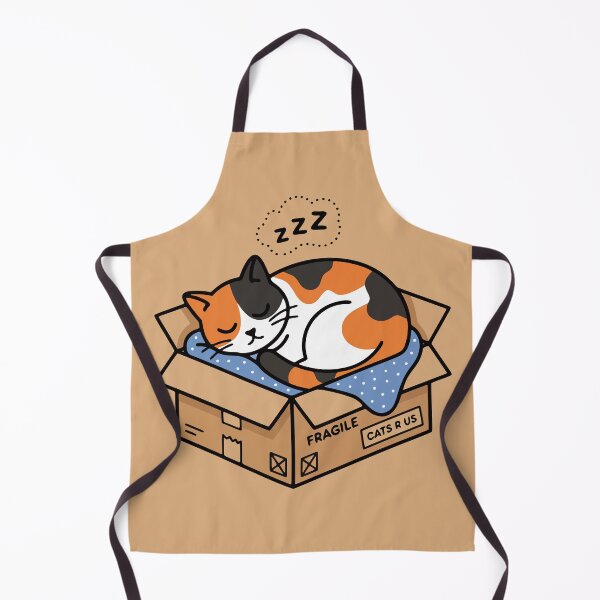 Item preview, Sleeping Calico Cat Curled Up in Cardboard Box designed and sold by AIG - Andrei Ilie Graphics.