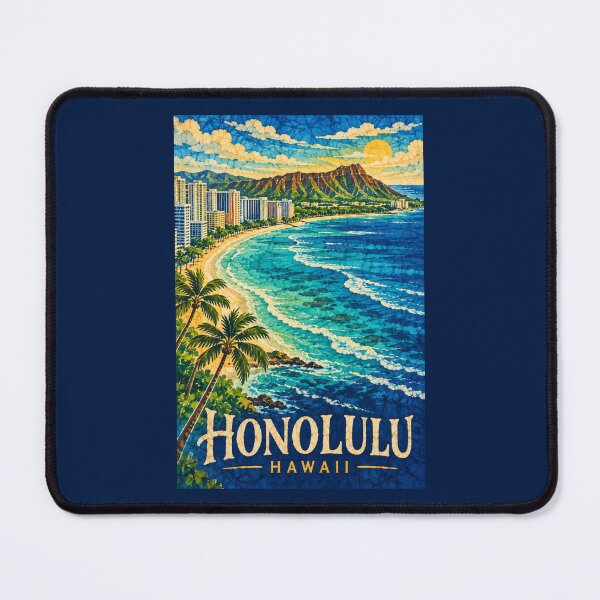 Item preview, Honolulu - Hawaii - USA designed and sold by GoodOldVintage.