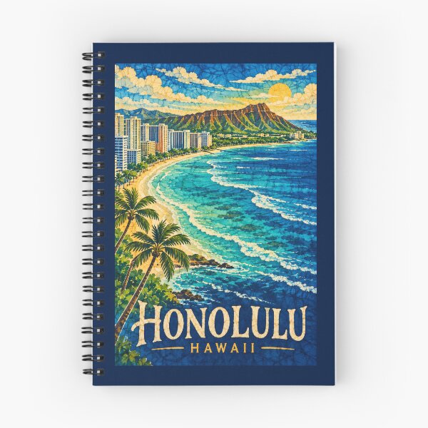 Item preview, Honolulu - Hawaii - USA designed and sold by GoodOldVintage.