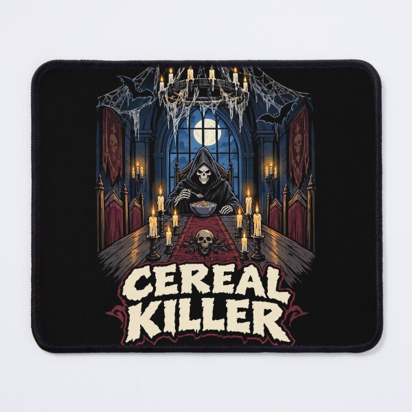 Item preview, Cereal Killer Gothic Castle Banquet Shirt designed and sold by CerealBoxInk.