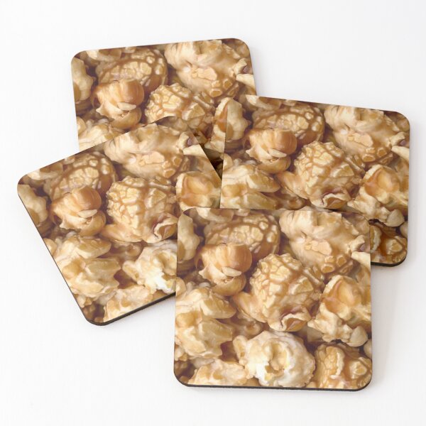 Item preview, Delicious Sweet Caramel Popcorn Macro Photo Background Pattern designed and sold by LYAN-STORE.