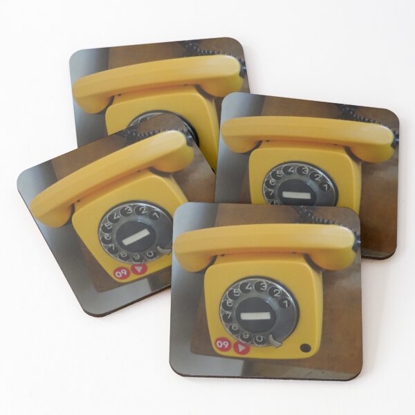 Item preview, Old yellow telephone designed and sold by walterfest.