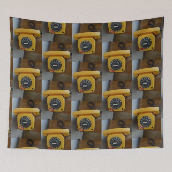 Item preview, Old yellow telephone designed and sold by walterfest.