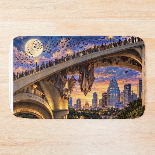 Item preview, Puente Austin Bat al anochecer designed and sold by O'clock Vibes.