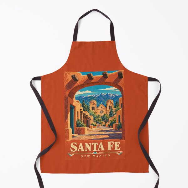 Aperçu de l'œuvre Santa Fe - Nouveau-Mexique - États-Unis créée et vendue par GoodOldVintage.