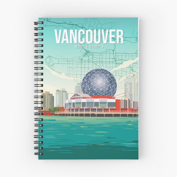 Item preview, Vancouver City Map and Science World Skyline | Urban Atlas designed and sold by Stadify.
