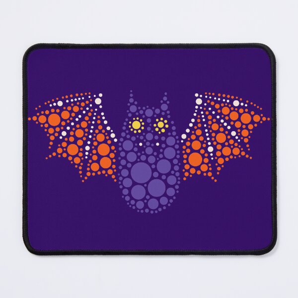 Artikelvorschau, Gruselige Fledermaus-Illustration im Punkt-Art-Stil entworfen und verkauft von Paolo-Bandal.