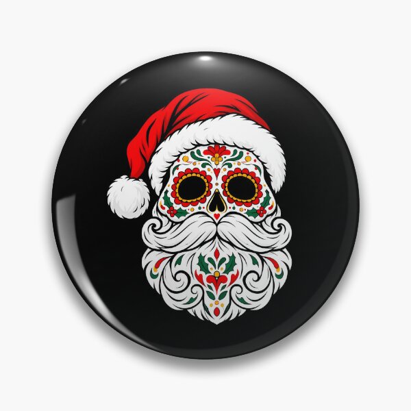 Item preview, Santa Mexico Calavera Mexican Christmas Sugar Skull Xmas  designed and sold by clothesy7.
