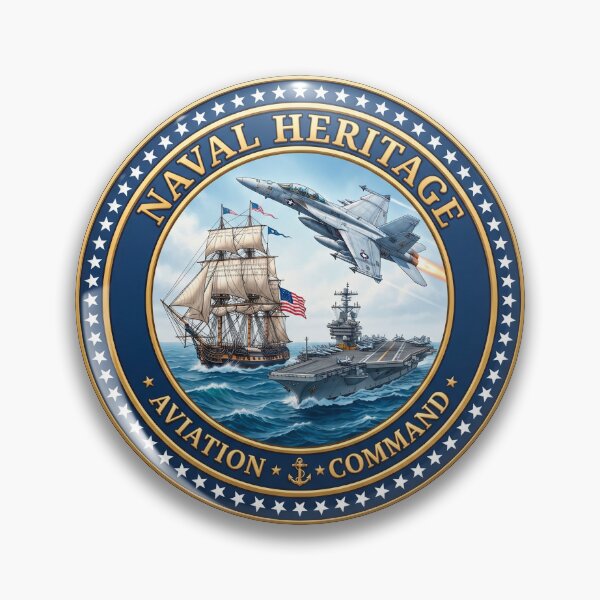 Item preview, Naval Fleet & Aviation Emblem designed and sold by Pollock.