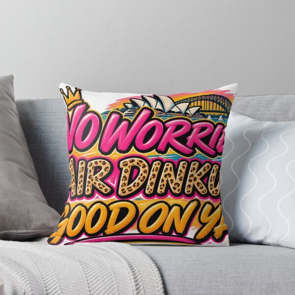 Item preview, No Worries, Fair Dinkum, Good On Ya! | Colorful Aussie Slang Sydney Landmark Design designed and sold by LavIsInTheAir.