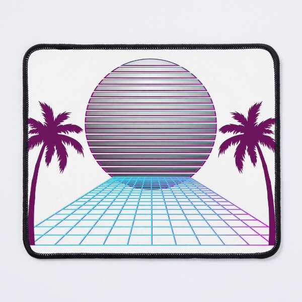 Item preview, chrome Sunset Synthwave T-Shirt | Retro 80s Neon Grid Design designed and sold by Anthonyelkh99.