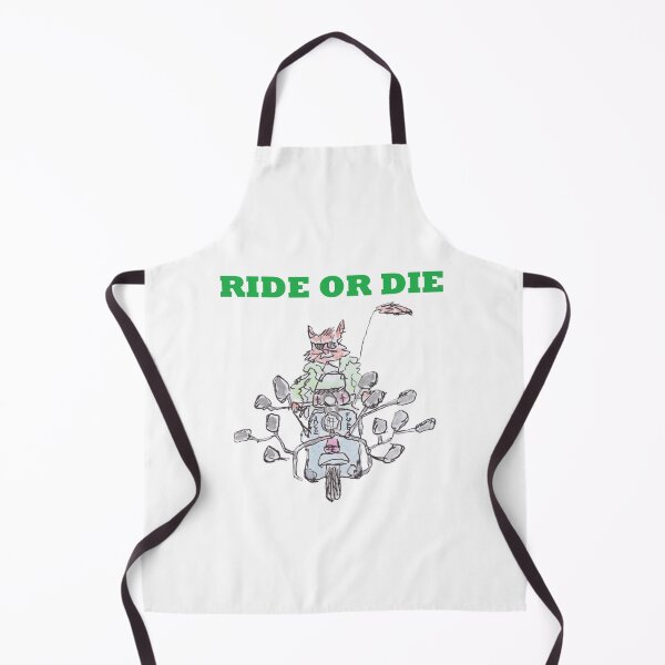 Artikelvorschau, Mod-Katze fährt Lambretta-Roller entworfen und verkauft von Inky Fingers Illustrations.