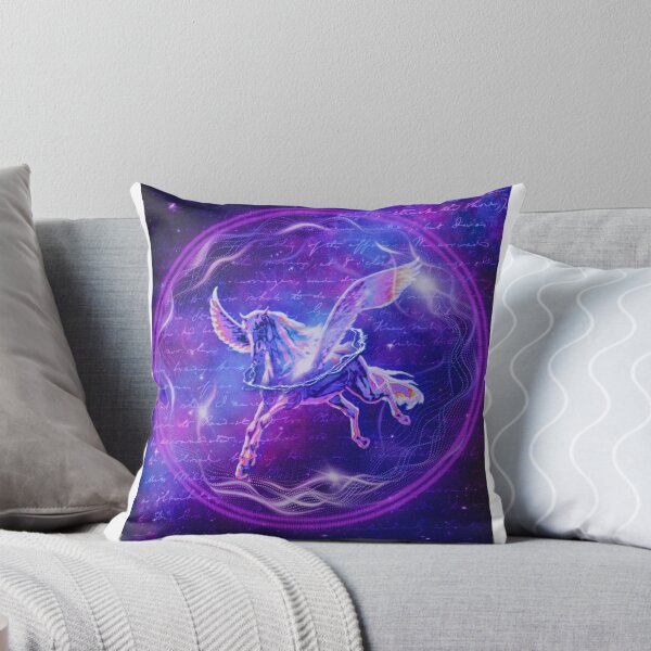 Item preview, Purple Pegasus | Neon Winged Horse Galaxy Art designed and sold by Lunar-Lisa.
