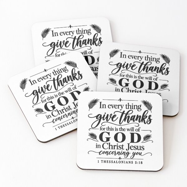Item preview, in every thing give thanks for will of god christ jesus designed and sold by OCD_JESSICA.