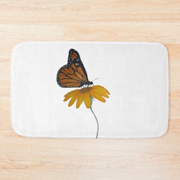 Item preview, Monarch Butterfly on Yellow Flower designed and sold by lauracedrawings.