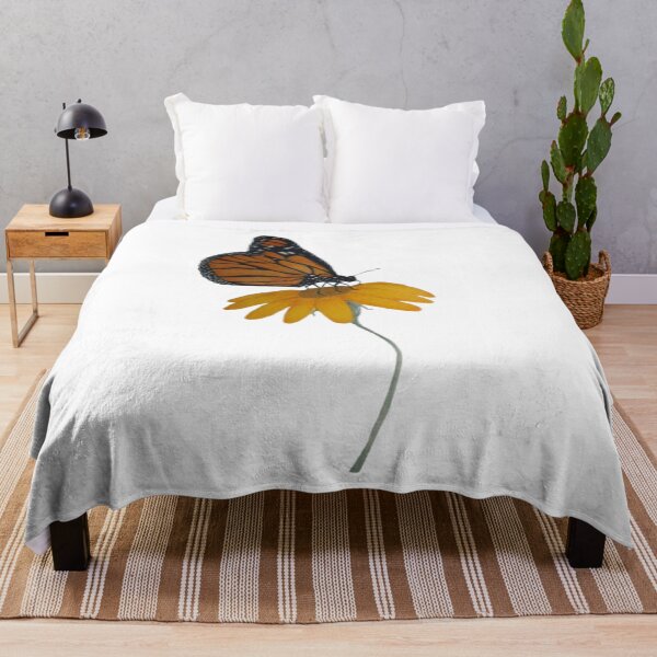 Item preview, Monarch Butterfly on Yellow Flower designed and sold by lauracedrawings.