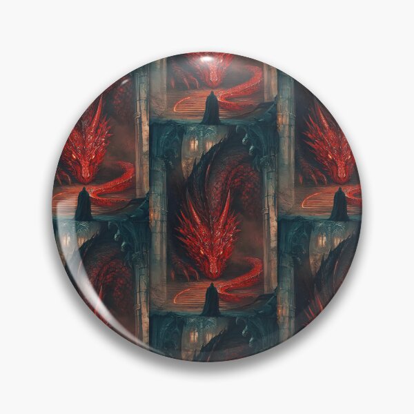 Artikelvorschau, Der Rote Drache – Kunstdruck entworfen und verkauft von WavyArtStore.