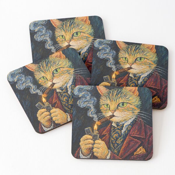 Item preview, Portrait of a gentleman cat  designed and sold by MiniBooo.