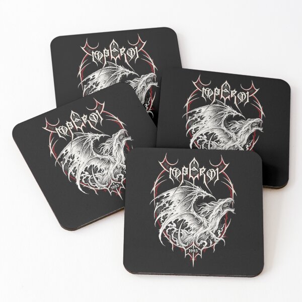 Item preview, Emperor 1993 – Norwegian Black Metal Dragon Gothic Band Art designed and sold by Jadegothgobby.