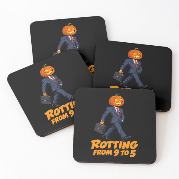 Item preview, Rotting From 9 to 5 Office Halloween Shirt designed and sold by CerealBoxInk.