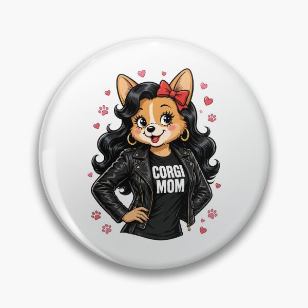 Item preview, Corgi Mom – Cute Funny Corgi Dog Mom Shirt designed and sold by DetroitNell.