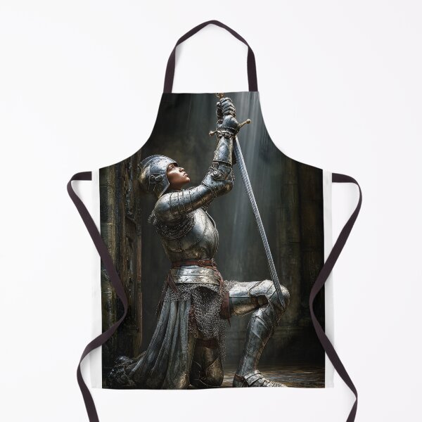 Item preview, Knight in Armor with Sword in Prayerful Pose designed and sold by Artessie.