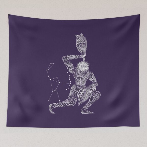 Item preview, Orion Constellation Hunter White Minimalist Line Art designed and sold by JAMerArc.