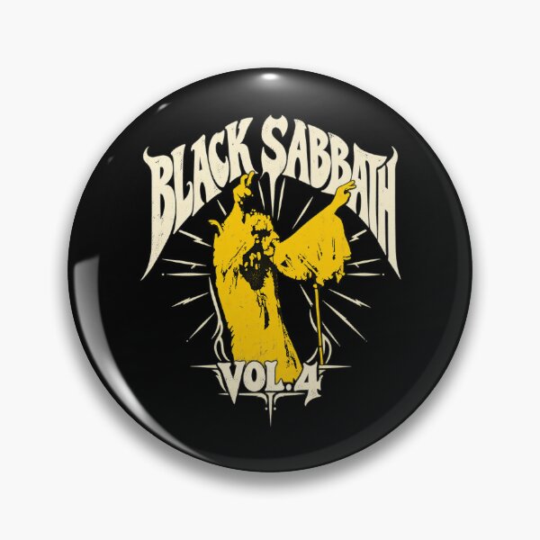 Item preview, Black Sabbath Vol. 4 – Vintage 70s Heavy Metal Rock Art designed and sold by Jadegothgobby.