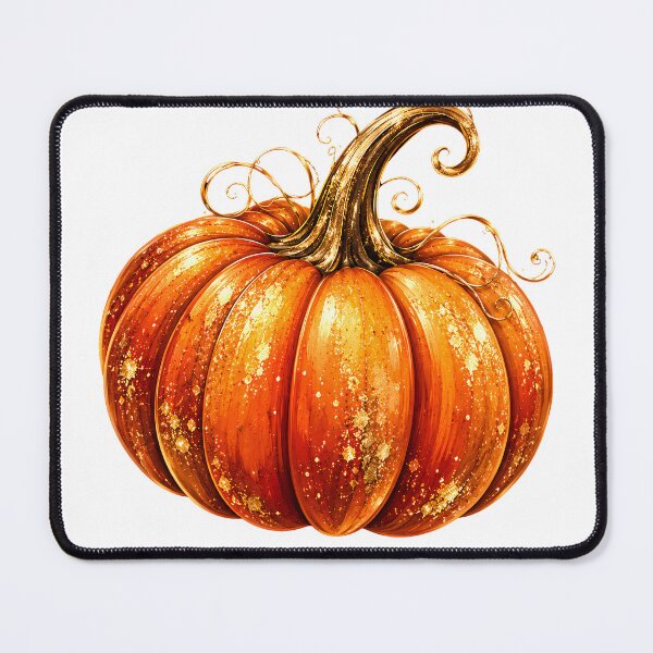 Item preview, Golden Autumn Pumpkin | Elegant Orange Fall Desig designed and sold by CalmMandala.
