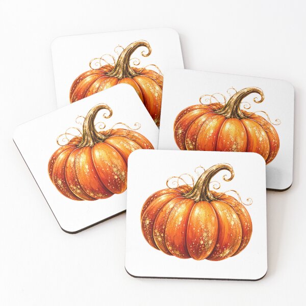 Item preview, Golden Autumn Pumpkin | Elegant Orange Fall Desig designed and sold by CalmMandala.