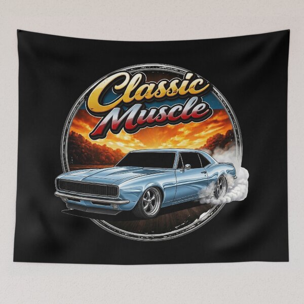 Item preview, 1967 Camaro Classic Muscle – Light Blue designed and sold by T-Bucket-Tees.