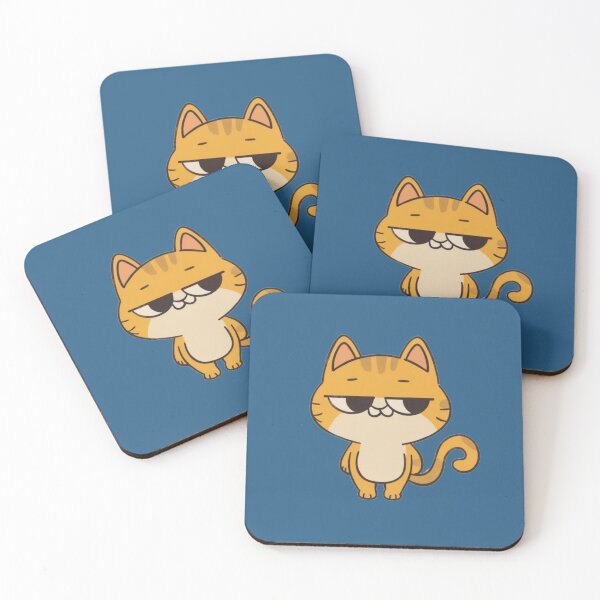 Item preview, Grumpy Orange Tabby Cat – Unimpressed Cute Cartoon Cat designed and sold by Mousy17.