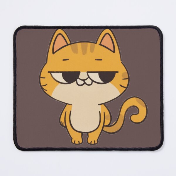 Item preview, Grumpy Orange Tabby Cat – Unimpressed Cute Cartoon Cat designed and sold by Mousy17.