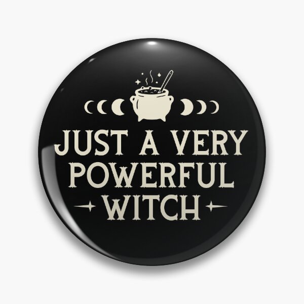 Item preview, Just A Very Powerful Witch Cauldron Moon Phases designed and sold by LinaValearte.