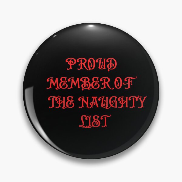 Item preview, Proud Member Of The Naughty List Christmas Retro Aesthetic designed and sold by stileepensieri.