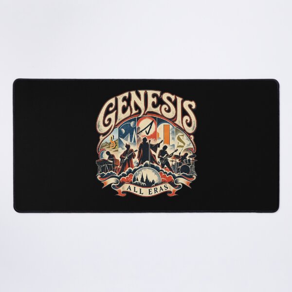 Item preview, Genesis All Eras – Vintage Progressive Rock Classic Band Art designed and sold by Jadegothgobby.