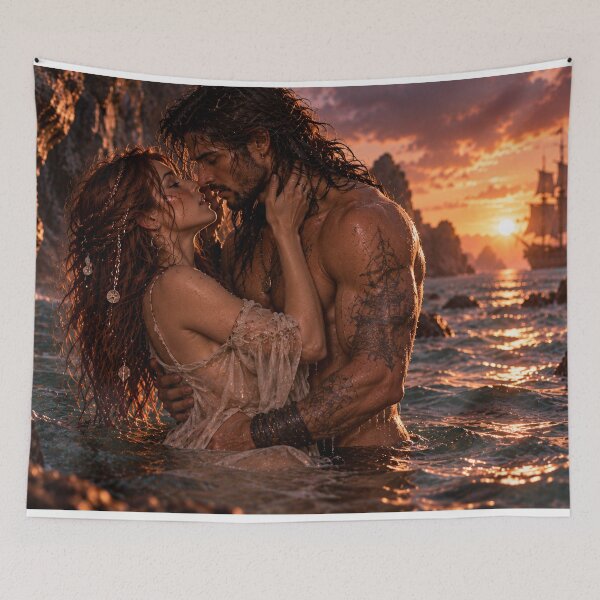 Artikelvorschau, Pirate Romance – Love Beyond the Sea entworfen und verkauft von BerlyArts.