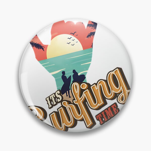 Item preview, Surfing Time Beach Wave Ocean Adventure Design designed and sold by ItIsIsz.
