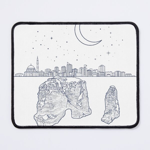 Item preview, Beirut 3:47 AM T-Shirt | Raouche Rocks Line Art Lebanon Design designed and sold by Anthonyelkh99.