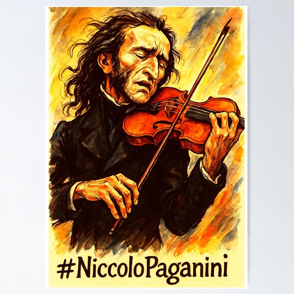 Item preview, Niccolo Paganini designed and sold by Sarcastic designs.