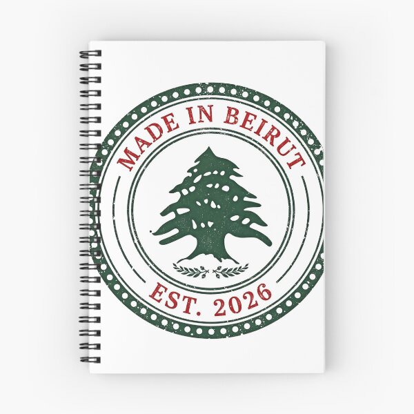 Item preview, Made in Beirut T-Shirt | Vintage Lebanese Cedar Badge Design designed and sold by Anthonyelkh99.
