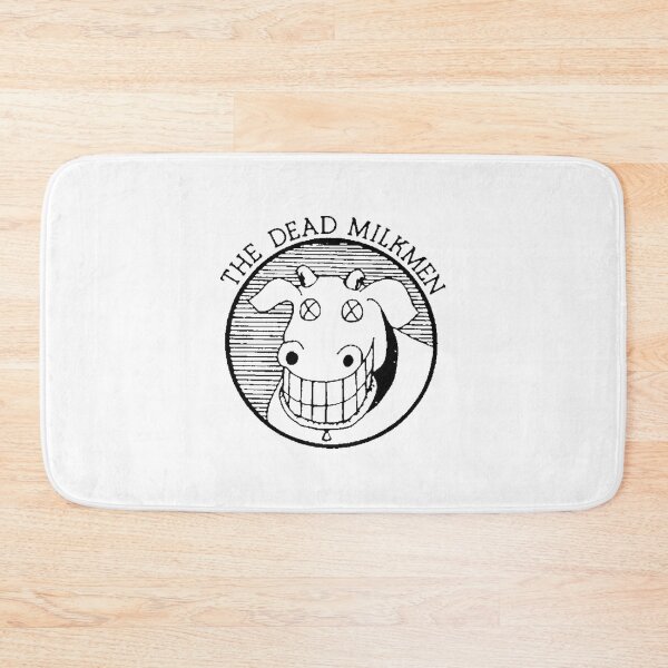 Item preview, Dead Milkmen Inspired Cow Logo Design in White for Adults designed and sold by BryanAmado.