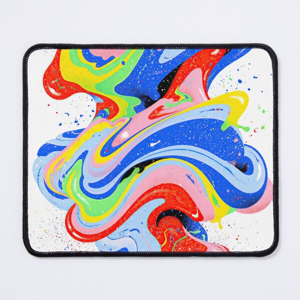 Item preview, Colorful Liquid Abstract Swirl designed and sold by folskullyz.